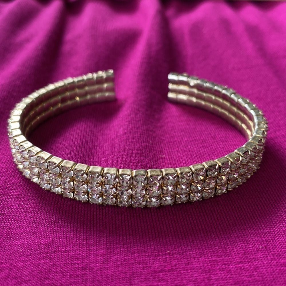 Premier Rhinestone Cuff Bracelet